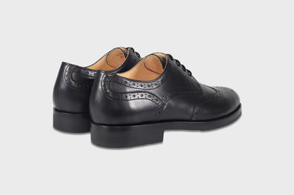 Leather brogue shoes for men