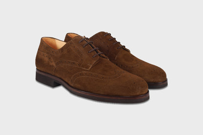 Suede brogue shoes for men