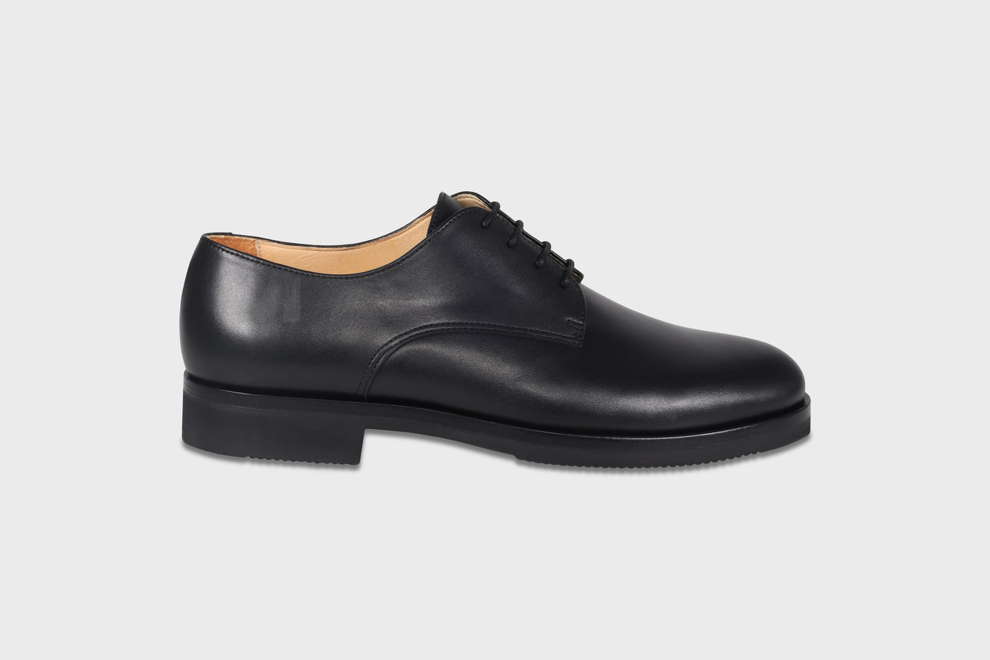 Leather derby shoes for men