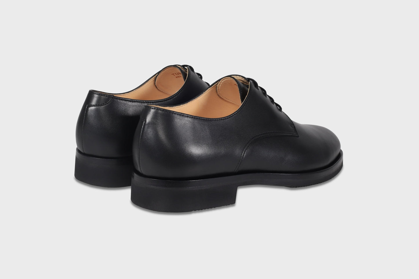 Leather derby shoes for men