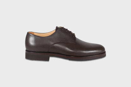 Leather derby shoes for men