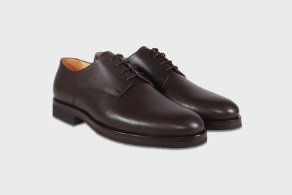 Leather derby shoes for men